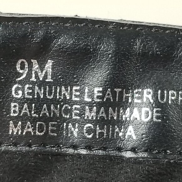 Halogen Quilted Moto Boots Block Heel Lug Sole, Black Leather, Womens Size 9 M - Picture 12 of 12